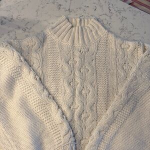 Women's Cream Cable Knit Sweater Dress  by Sanctuary Size Large - like 🆕